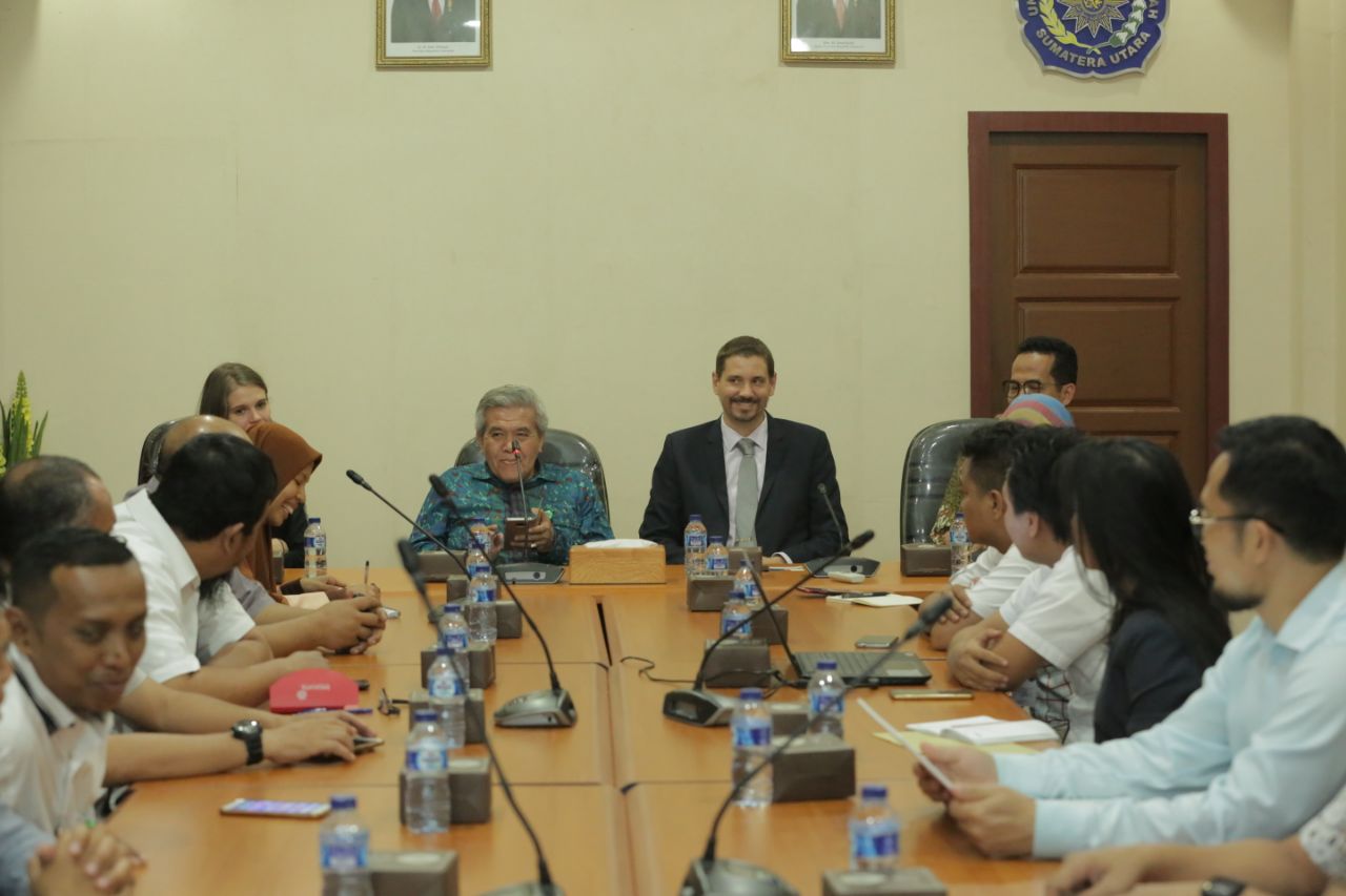 Dukung Program Internasionalisasi PTM, UMSU Jalin Kerjasama dengan Prancis