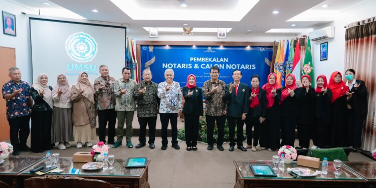 Perkuat Kompetensi di Era Digital, MKn UMSU dan Pengda INI Kota Medan Gelar Pembekalan Administrasi Keaktaan